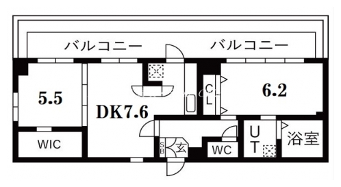 デリード御池 間取り図