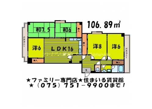 フェニックス堀川 間取り図