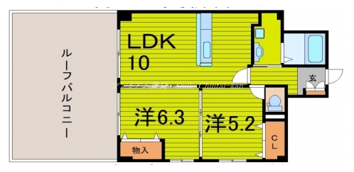 コンフォレスト三条 間取り図