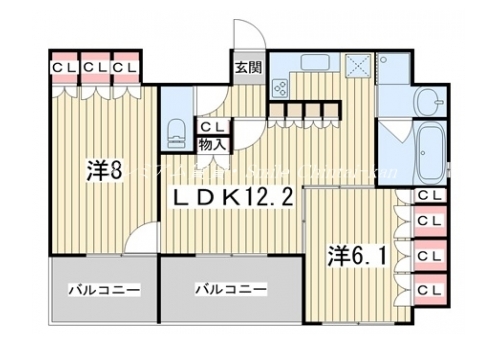 リーガル京都御所東 間取り図
