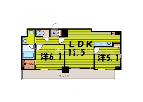 アルタ京都堀川ウインドア 間取り図