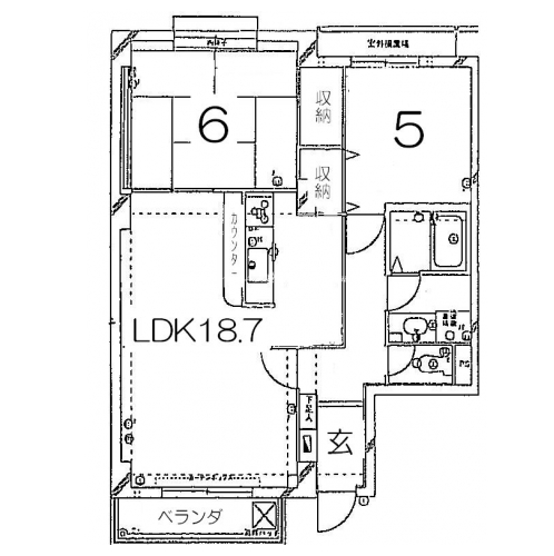 北野洛邑館 間取り図