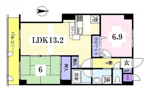 フォルム五条通 間取り図