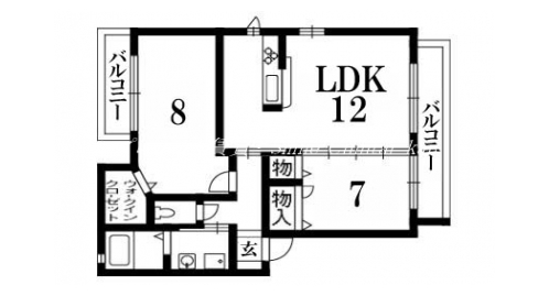 ST.VIORA 間取り図