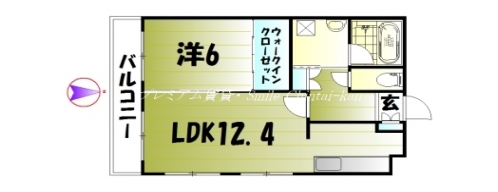 クルミナーレ２ 間取り図