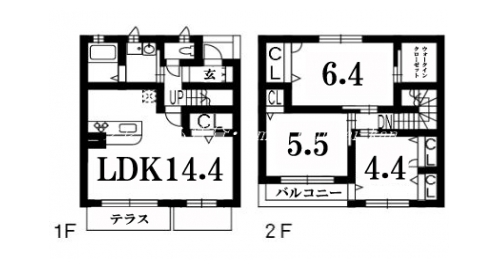 フォレスタ宝ヶ池 間取り図