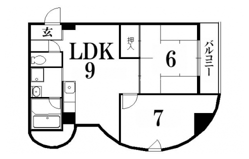 カーサ大石 間取り図