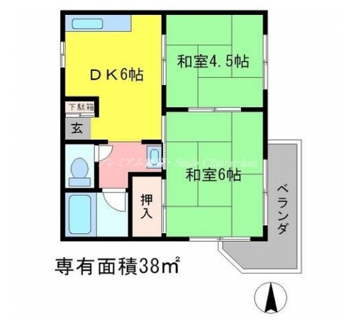 不破マンション 間取り図