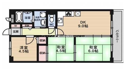 ＳＪＳ二条ビル 間取り図