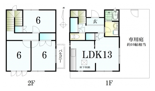 ミサワガーデン 間取り図