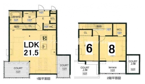 北山コートハウス 間取り図