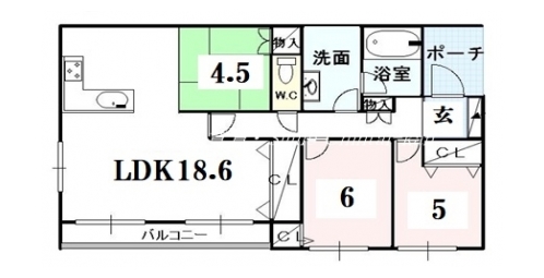 イーグルコート衣笠盧山邸 間取り図