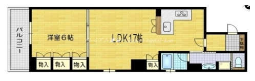 リーガル京都烏丸東 間取り図