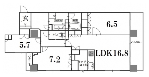 ＳＯＨＯ烏丸 間取り図