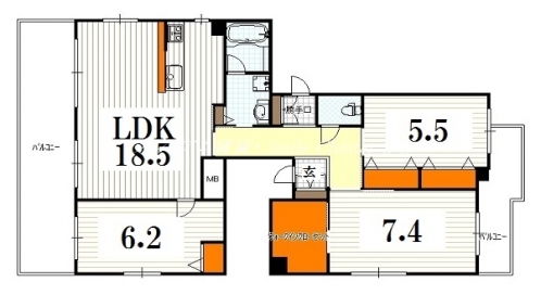 Do.Dream寺町 間取り図