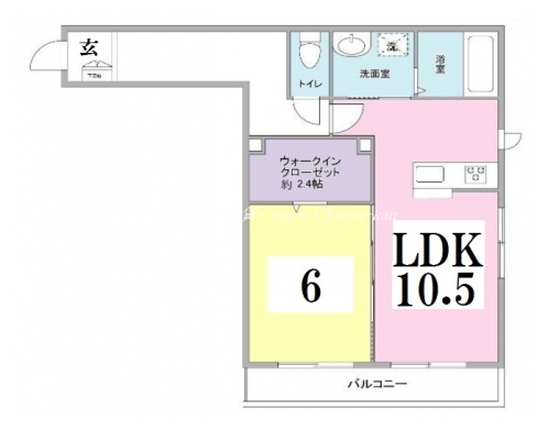 クレール彩 間取り図