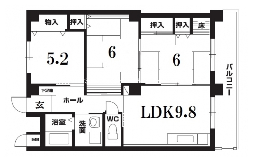 山和小路 間取り図