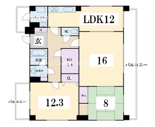 フォルム洛中庵 間取り図