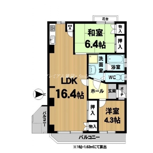鴨東ロイヤルハイツ 間取り図