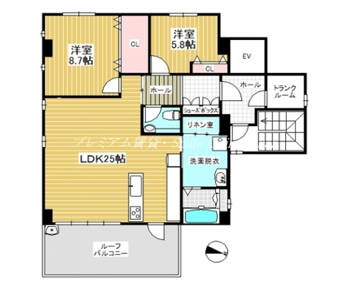 ＣＵＢＥ上堀川ビル 間取り図