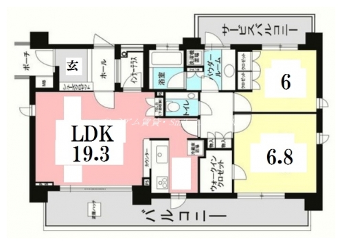 グランドヒルズ京都東山ロジュマン 間取り図