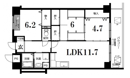 八木善21 間取り図