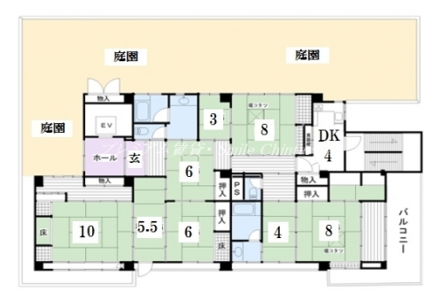 ヴァンタリゼ荒神口 間取り図