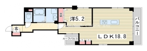 仮称：中京区堺町マンション 間取り図
