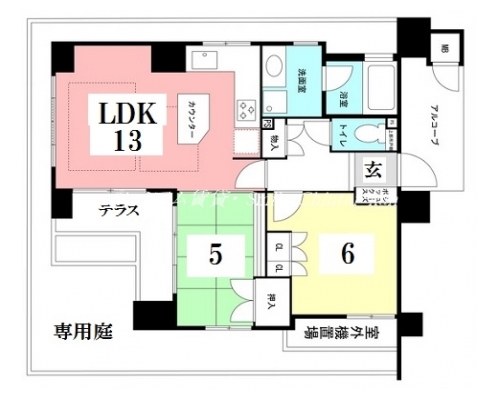 イーグルコート京都錦小路 間取り図