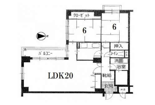 フォルム五条西洞院 間取り図