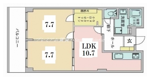 マンハイム鴨川 間取り図