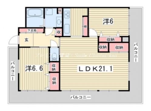 フォルム錦小路 間取り図