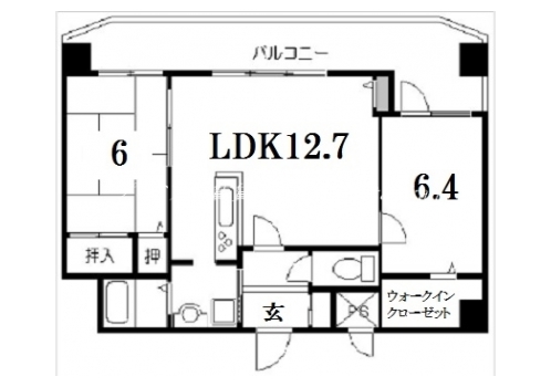 ルイシャトレ河原町丸太町 間取り図