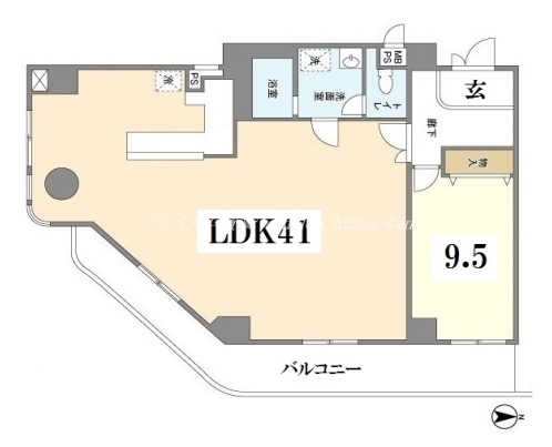 パレロイヤル西陣佐わらび 間取り図
