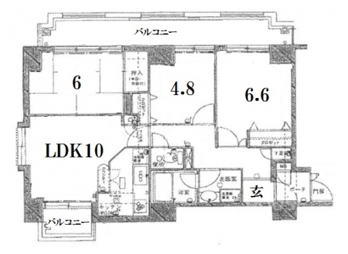 フォルム堀川今出川 間取り図