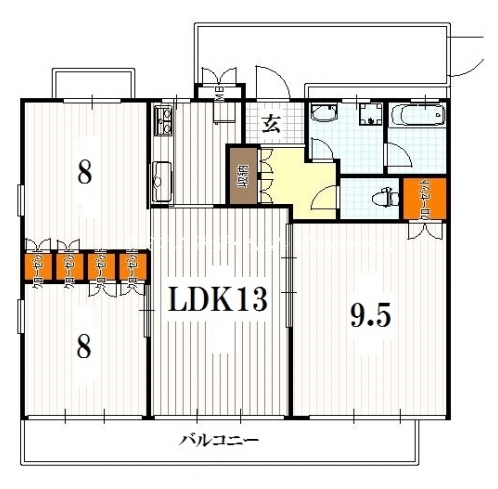 アーバネックス三条 間取り図