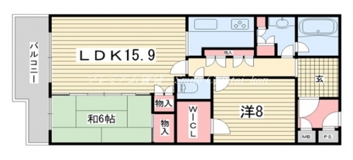 ファミールグラン岡崎東山荘 間取り図