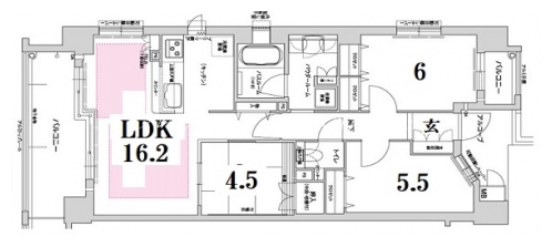 プレサンスロジェ京都二条 間取り図