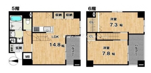 御所南清風苑 間取り図