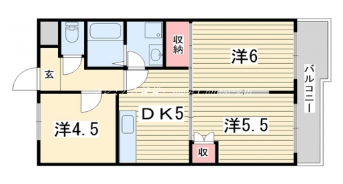 ルミエール出町柳 間取り図