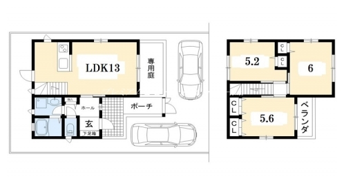 ベルリード北山 間取り図