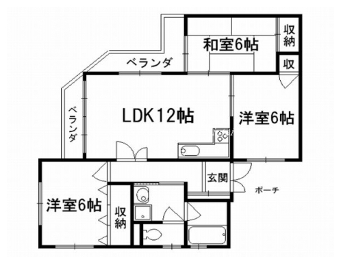 アベニオン２０ 間取り図