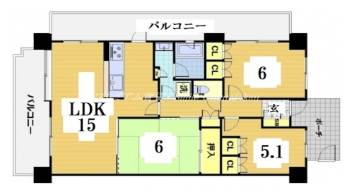 聖護院パークホームズ 間取り図