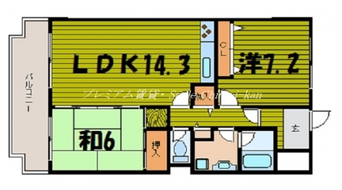 ロイヤルコート下鴨 間取り図