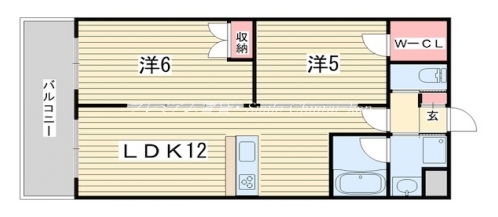 Ｎ御所東 間取り図