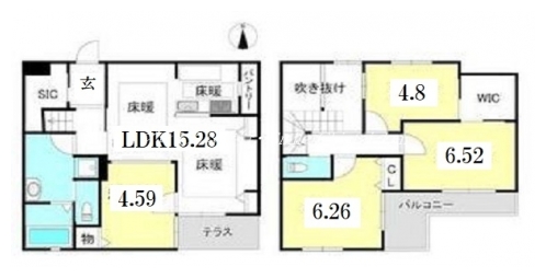 ドミールヒルズ 間取り図