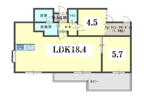 B-HAG京都冷泉通り 間取り図