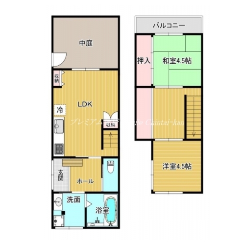 Casa stella 天使突抜 間取り図