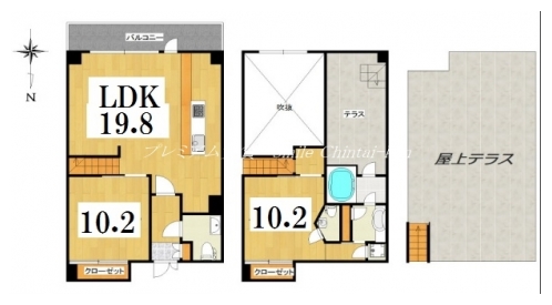 グランエターナ京都 間取り図