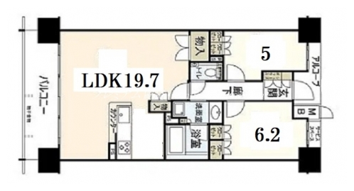 ザ・京都レジデンス四条河原町 間取り図